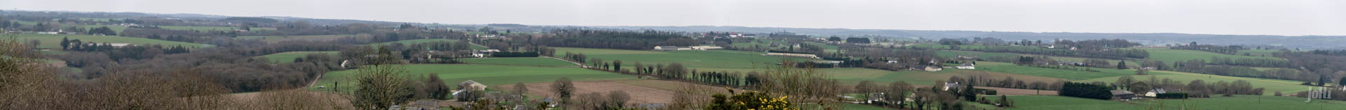 Panorama de la campagne.